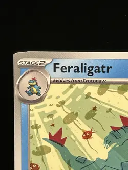 Miscut Feraligatr 213 - Pokemon Illustration Contest 2024 Promo Card - NM - Image 2