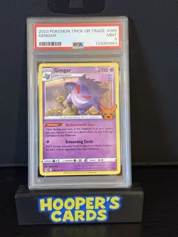 2023 POKEMON TRICK OR TRADE #066 GENGAR PSA 9 - Image 1