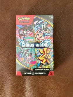 Pokemon Chaos Rising Booster Bundle Sealed 6 Booster Packs Mega Evolution TCG - Image 1