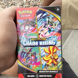 Pokemon TCG Mega Evolution—Chaos Rising Booster Bundle 6 Packs English 2025 - Image 1