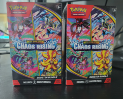 Pokemon TCG Mega Evolution: Chaos Rising Booster Box Bundle x2, 6 Packs, English - Image 1