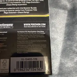 Pokemon TCG Mega Evolution—Chaos Rising Booster Bundle 6 Packs 60 Cards English - Image 3