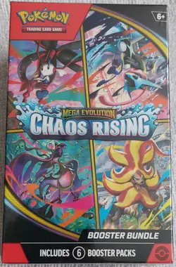 Pokemon TCG: Mega Evolution-Chaos Rising Booster Bundle (6 Packs) - Image 3