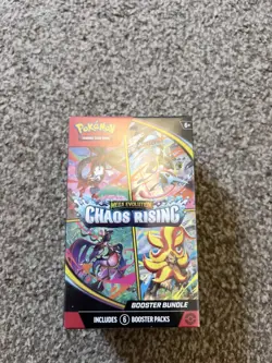 Pokemon TCG Mega Evolution Chaos Rising Booster Bundle 6 Packs- New & Sealed - Image 1