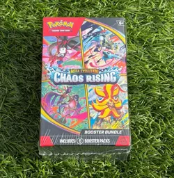Pokemon TCG Mega Evolution Chaos Rising Booster Bundle Box - 6 Packs English 6+ - Image 1