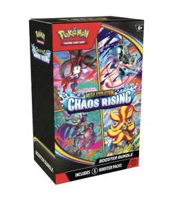 Pokemon TCG Mega Evolution Chaos Rising Booster Bundle 6 Packs- New & Sealed - Image 1