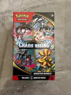 Pokemon TCG Mega Evolution: Chaos Rising Booster Bundle 6 Packs English - Image 1