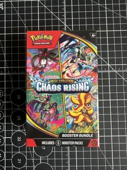 Pokemon TCG Mega Evolution Chaos Rising Booster Bundle 6 Packs- New & Sealed - Image 1