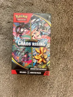 Pokemon TCG: Mega Evolution-Chaos Rising Booster Bundle (6 Packs) - New & Sealed - Image 1