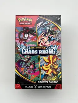 Pokemon TCG Mega Evolution: Chaos Rising Booster Bundle Box 6 Packs English - Image 1