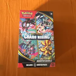 Pokemon TCG: Mega Evolution-Chaos Rising Booster Bundle (6 Packs) Sealed - Image 1