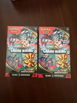 Pokemon TCG: Mega Evolution Chaos Rising Booster Bundle (6 Packs) - Image 1