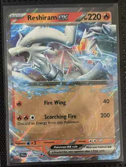 Reshiram EX 030/159 Pokemon SV09: Journey Together Holo Double Rare Card - Image 1