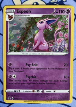 Pokemon TCG NM Espeon SWSH174: Sword & Shield Holo Promo Card - Image 2