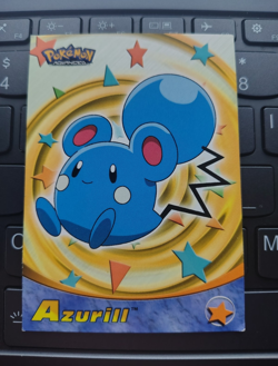 Topps Pokemon Advanced Azurill #15 Normal Pokemon Card English 2003 - Image 1