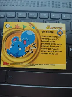 Topps Pokemon Advanced Azurill #15 Normal Pokemon Card English 2003 - Image 2