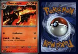 CHARMELEON 005/165 Pokemon Card 151 Near Mint - Image 3