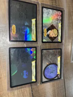 Holo Harry Potter TCG Malory Hagrid Dean Thomas and Unicorn Cards NM Free Ship - Image 1