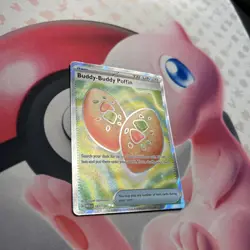Buddy Buddy Poffin 167/132 Mega Evolution Full Art Secret Rare Pokemon Card NM - Image 5