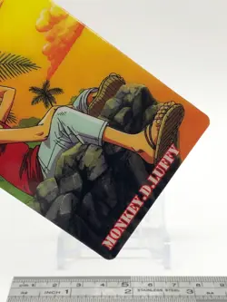 Monkey . D . Luffy One Piece Gummy Card Trading Card TCG BANDAI 2004 #163 - Image 5
