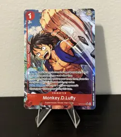 Bandai One Piece Card Game Monkey D. Luffy OP14-013 SR Alt Art Foil EN - Image 1