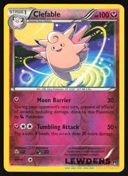 Clefable - 82/122 - Rare Reverse Holo - BREAKpoint - Pokemon Card - Image 1