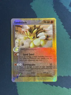 Sandslash 21/100 EX Sandstorm Reverse Holo Foil E Series Rare Pokemon Card HP - Image 2