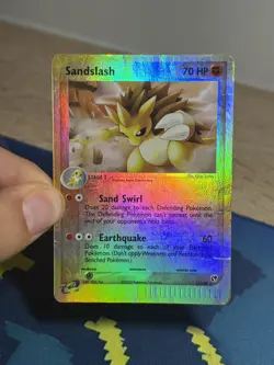 Sandslash 21/100 EX Sandstorm Reverse Holo Foil E Series Rare Pokemon Card HP - Image 3