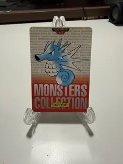Pokemon Carddass Card Seadra No.117 Bandai Pocket Monsters Red ver. 1996 - Image 1