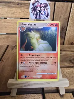 Ninetales 36/127 Platinum Base Set Regular Rare Pokemon Card - Image 1