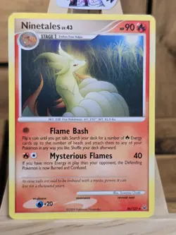 Ninetales 36/127 Platinum Base Set Regular Rare Pokemon Card - Image 2