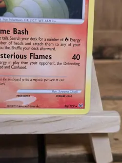 Ninetales 36/127 Platinum Base Set Regular Rare Pokemon Card - Image 5