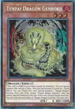 MP25-EN082 Tenpai Dragon Genroku - Prismatic Secret Rare Card 1st Edition - Image 1