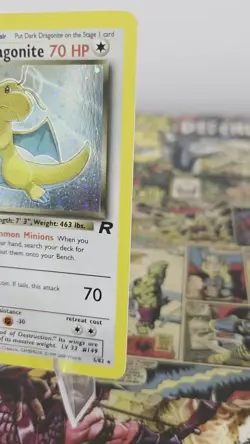 Dark Dragonite Pokemon Card 1st Edition Team Rocket 16/82 NM - Image 2