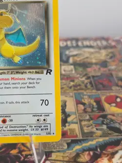 Dark Dragonite Pokemon Card 1st Edition Team Rocket 16/82 NM - Image 5