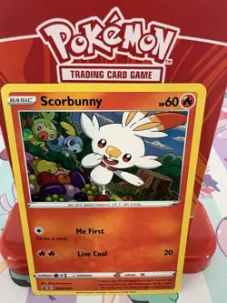 Pokemon Scorbunny SWSH071 Sword & Shield Promo Cards Holo LP - Image 1