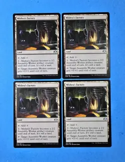 4x Mishra's Factory Dominaria Remastered 2023 Mtg Magic Card Land Mana 251 - Image 1
