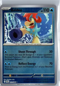 Keldeo 019/086 Rare Reverse Holo Chaos Rising Pokemon TCG NM - Image 1