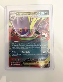 Pokemon TCG Mega Gengar ex Stamped Prize Pack Series 9 - In Hand Pack Fresh - Image 1