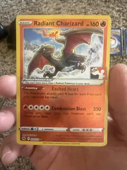 Pokemon Play: 8 card lots bundle pokemon prize carda. 2x Radiant Charizard - Image 2
