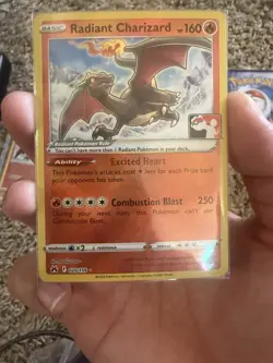 Pokemon Play: 8 card lots bundle pokemon prize carda. 2x Radiant Charizard - Image 4