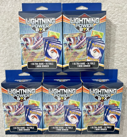 POKEMON LIGHTNING POWER BOX LOT OF 5 **NEW** - Image 2