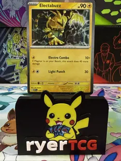 Pokemon TCG Electabuzz Pokemon Promos 125/165 Holo Promo Cosmos Holo Rare Promo - Image 2