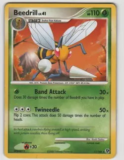 Beedrill Rare Great Encounters 13/106 Near Mint Pokemon - Image 1