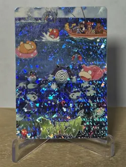 Pokemon Pocket Monster Vintage Holo Prism Water Monsters #92 RARE MP - Image 1