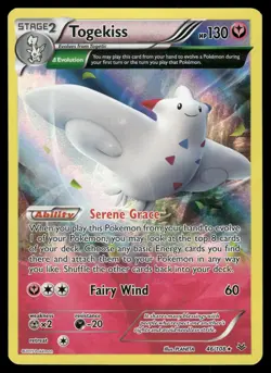 Togekiss 46/108 Holo Rare Roaring Skies Pokemon Holo Near Mint - Image 1