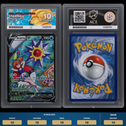 Starmie V TG13 ACE 10 Perfect Subgrades - 2022 Pokemon Astral Radiance - Image 1