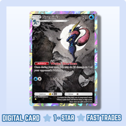 [DIGITAL] Pokemon TCG Pocket - Greninja 1 ⭐ Star Full Art - Deluxe Pack ex (ENG) - Image 1