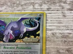 Pokemon TCG Aerodactyl Holo Rare Reverse Holo 1/92 Legend Maker 70 Heavy Play - Image 3