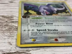 Pokemon TCG Aerodactyl Holo Rare Reverse Holo 1/92 Legend Maker 70 Heavy Play - Image 5